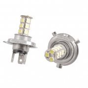 2 Pcs 5050 SMD 18 LED H4 Fog Light Headlight Lamp Bulb for Vehicle Car