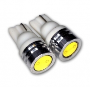 TuningPros LEDLP-T10-WHP1 License Plate LED Light Bulbs T10 Wedge, High Power LED White 2-pc Set