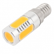 AC 85-265V Energy Saving Warm White E14 7W COB 5 LED Light Corn Bulb