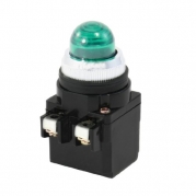 uxcell® AC 220/240V DC 18V Screw Connector Indicator Lamp Green Light