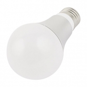 7W Power Aluminum E27 Base Plastic 60mm Dia LED Globe Bulb Lamp Shell