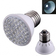 ZQ Mini light bulbs E27 1.9W 38LEDs 120LM 3000K-3500K Warm White LED Spot Bulb Light AC 110V-120V