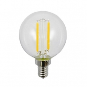 LED-FG16D-E12-2W E12-Base 2700K - Voltage: 120V, Wattage: 2W, Base Type: E12 (candelabra screw base), Type: LED G16.5 Filament Bulb,
