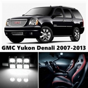 16pcs LED Premium Xenon White Light Interior Package Deal for GMC Yukon Denali 2007-2013