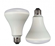 TCP 65 Watt Equivalent 2-pack, Energy Star BR30 LED Reflector Light Bulbs, Dimmable Soft White, RLBR3010W27KD2