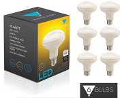Triangle Bulbs 12-Watt (85-Watt Replacement) Soft White Floodlight BR30 LED Light Bulb, Dimmable, 1055 Lumens, 6-Pack