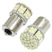 uxcell® 2 Pcs BA15S 1156 1141 Car Tail Brake Turn Light LED Bulbs 50-1210 SMD 12V White