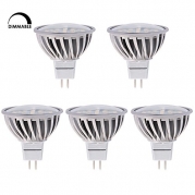 HERO-LED MR16-DIM-24T-DW Dimmable MR16 GU5.3 12V LED Halogen Replacement Bulb, 120 Degree Wide Beam Floodlight, 4.8W, 50W Equivalent, Daylight White 5000K, 5-Pack