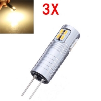 3X G4 3W Warm White 16SMD 3020 LED Spot Light Bulbs AC/DC 12V