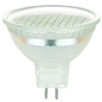 Sunlite MR16/60LED/2W/GU5.3/12V/W 12-volt GU5.3 Base LED MR16 Mini Reflector Lamp, White
