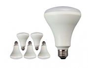 TCP New 65 Watt Equivalent 6-Pack, LED Energy Star BR30 Flood Light Bulbs, Dimmable Soft White, RLBR30927KD6