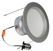 American Lighting EP6-E26-27-BS E-Pro 6-Inch Downlight, 2700K Color Temp, E26 Base, 10W, 700 Lm, Brushed Steel Trim