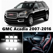 16pcs LED Premium Xenon White Light Interior Package Deal for GMC Acadia 2007-2016