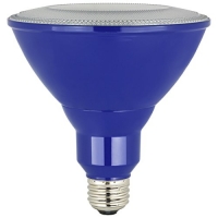 Sunlite PAR38/LED/8W/B LED PAR38 Colored Reflector Light Bulb, Blue