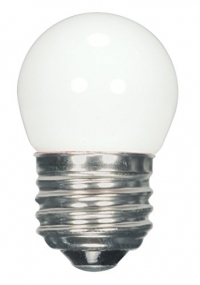Satco S9161 LED S11 White 2700K Medium Base Light Bulb, 1.2W