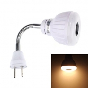 Cocoinn AC 110V 220V 5W LED PIR Infrared Sensor Motion Detector Light Bulb Lamp US Plug(Warm white)