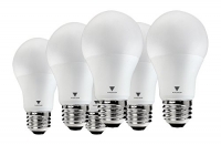 Triangle Bulbs T95133-6 A19 LED 60 Watt Equivalent Soft White (3000K) Light Bulb, 6 Pack