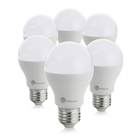 TaoTronics LED Light Bulbs 60 Watt Equivalent, A19 LED Bulbs, Soft White, 3000K, E26 Socket, Not Dimmable - Pack of 6