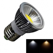 ZQ Mini light bulbs E27 3W 1XCOB 280LM 3000-3200K/6000-6500K Warm White/Cool White LED Spot Lights (AC 100-240V) , cool white