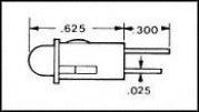 DIALIGHT 559-5201-001F PANEL MOUNT INDICATOR, LED, 6.35MM, GREEN, 2.2V (1 piece)