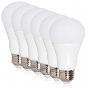 Maxxima LED A19 - 800 Lumens 60 Watt Equivalent Warm White (2700K) Light Bulb, 10 Watts (Pack of 6)