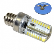 HQRP E12 Candelabra Base LED Bulb Cool White AC 110V for LG 6913EL3001A Dryer Light Bulb Replacement plus HQRP Coaster