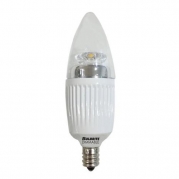 Bulbrite LED5CTC/30K/D 5-watt Dimmable LED Chandelier Bulbs with Candelabra E12 Base, Soft White