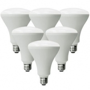 Genuine TCP 65W Flood (Equivalent) Soft White (2700K) Dimmable LED Light Bulb! 6-Pack! Uses only 9 Watts! Mercury Free!