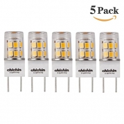 ChiChinLighting 5-pack LED G8 led bulb soft white 2700K g8 base led bulb G8 T4 20w 120v Xenon LED Replacement