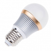 Lemonbest® LED Globe Bulb E27 base 3 watts Round LED Downlight flood Lamp Lighting Bulb Pure Cool white