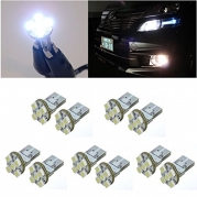 10 PCS Kecko® T10 169 194 501 W5W 5-SMD LED DC 12V Xenon White Canbus Car Wedge Led Light Lamp Bulbs--Car Bulbs Replacement