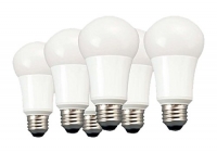 TCP New 60 Watt Equivalent 6-pack, A19 LED Light Bulbs, Non-Dimmable Daylight, LA950KND6