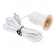 Lingstar 3M Multi-direction E27 Plug-in Spot Lamp Light Bulb Holder on/off Switch US Plug