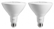 Philips 460568 90 Watt Equivalent Daylight PAR38 Led Flood Light Bulb, 2-Pack