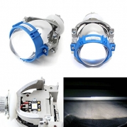 iJDMTOY® (2) 30W High Power LED Bi-Xenon Projector Lens For Headlight Retrofit, Custom Headlamp Upgrade