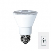 Bulbrite LED8PAR20FL/830/D 8-Watt Dimmable LED PAR20 Reflector Bulb, 50W Incandescent Equivalent, Medium (E26) Base, Flood, Soft White