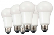 TCP New 60 Watt Equivalent 6-Pack, A19 LED Light Bulbs, Non-Dimmable Soft White, LA927KND6