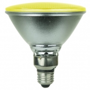 Sunlite 80045-SU PAR38/130LED/4W/Y LED 120-volt 4-watt Medium Based PAR38 Lamp, Yellow (Bug Light)