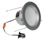 American Lighting EP5-E26-30-WH Samsung LED E-Pro Series Recessed Downlight, Dimmable, 9.6-Watts, 700 Lumens, 3000K White, 5-Inch, Brushed Steel