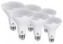 Triangle Bulbs T99011 (6 pack) - 8-Watt (65-Watt) BR30 LED Flood Light Bulb, Dimmable, Ul Listed, Energy Star Certified, 6 Pack
