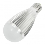 AC 85-260V 6000-6500K 7 x 1W LED Globe Ball Bulb Lamp E27 White Light