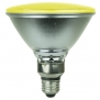Sunlite 80045-SU PAR38/130LED/4W/Y LED 120-volt 4-watt Medium Based PAR38 Lamp, Yellow (Bug Light)